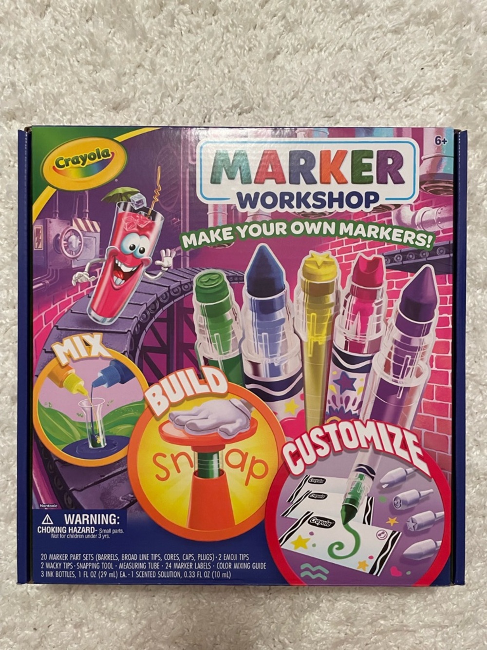 Crayola Marker Workshop Make Your Own  DIY Custom Markers Set NWT